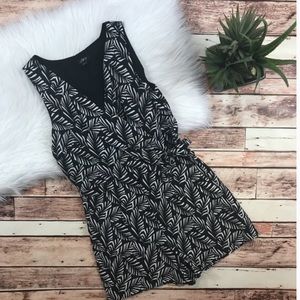 NWOT! LOFT Palm Tree Romper